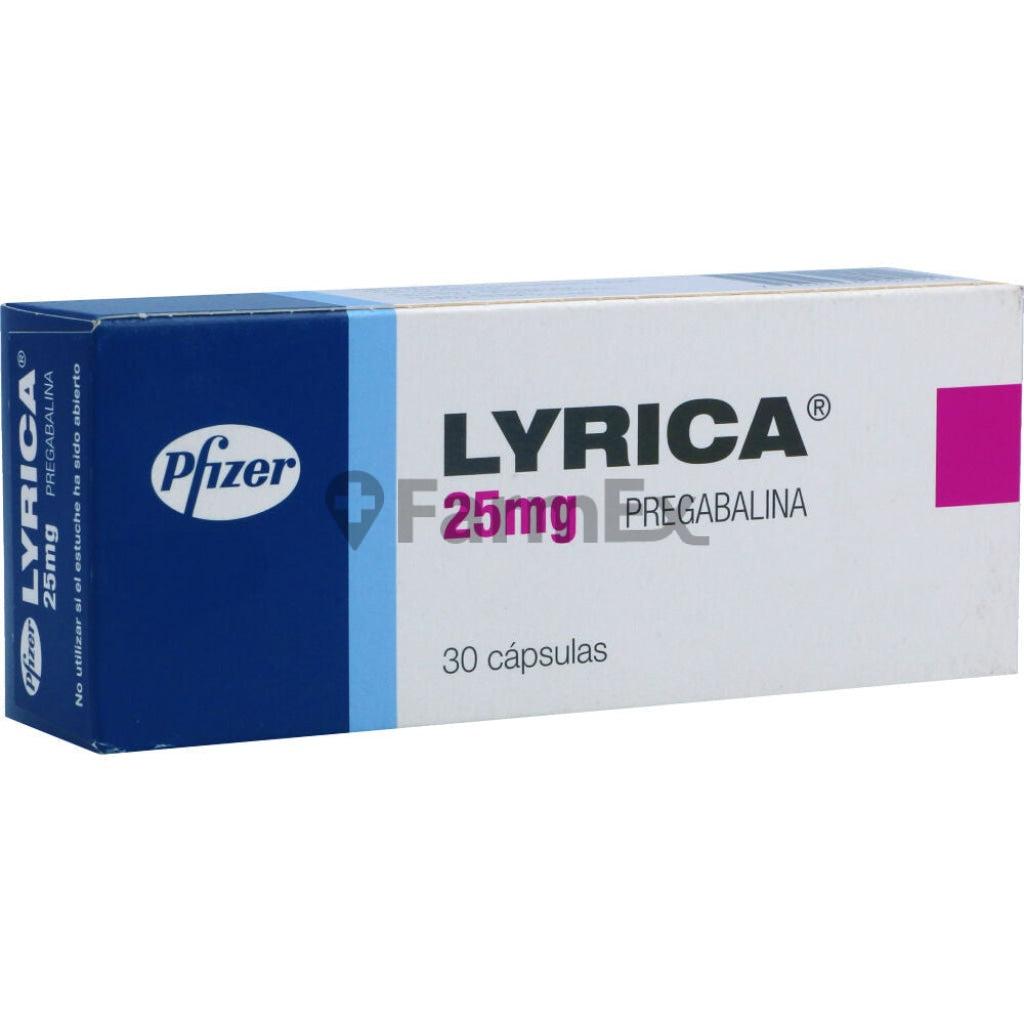 Lyrica 25 mg x 14 cápsulas PFIZER